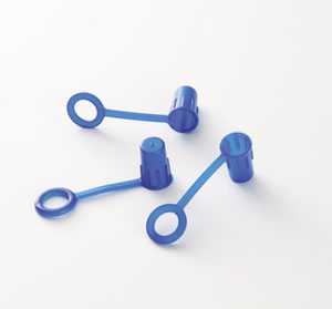 Caplugs Plastic Tethered Caps for Medical Applications