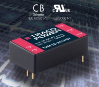15 Watt Medical DC-DC Converter with Ultra-Wide  4:1 Input Range in 1.6 x 1” Footprint