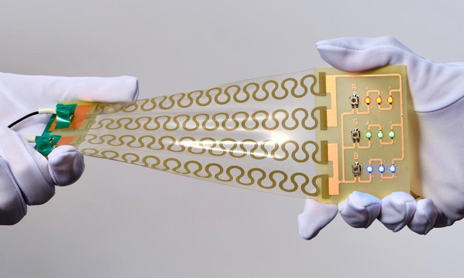 Toray Develops Stretchable Device Film with Outstanding Shape Recovery, Thermal Performance, and Excellent Resistance Stability of Circuit Mounts