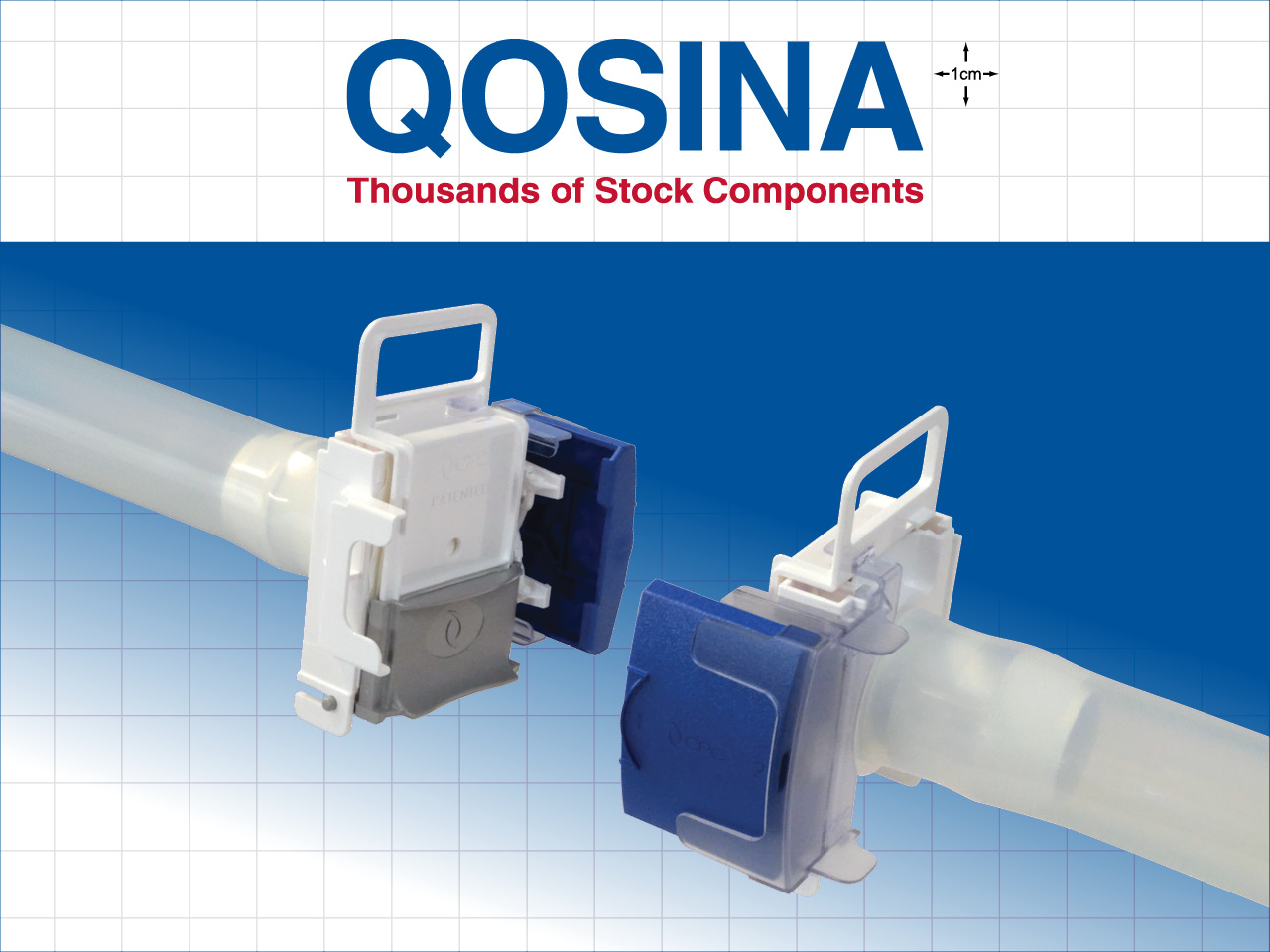 Qosina Introduces New Genderless AseptiQuik® W Series Connectors for Large-Volume, High-Flow Production Environments