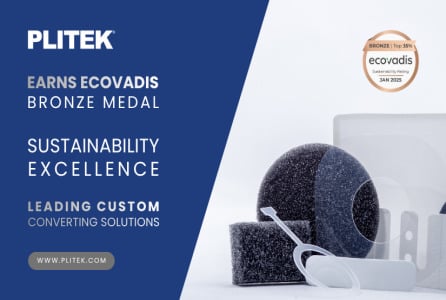 PLITEK® Earns EcoVadis Bronze Medal for Sustainability Excellence - Precision Die Cutting and Converting