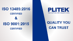 PLITEK® Achieves Recertification for ISO 13485:2016 and ISO 9001:2015 Quality Standards