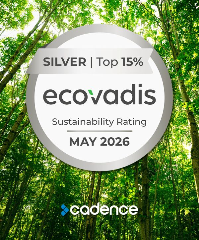 Cadence Earns Second Consecutive EcoVadis Silver Medal for Sustainability