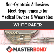 Non-Cytotoxic Adhesive Systems Meet Broad Requirements for Medical Devices and Wearables