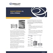 Wave Spring vs. Coil Spring