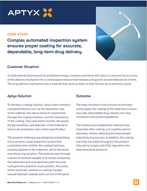 CASE STUDY: Coating Solution Implantable Drug Delivery Device