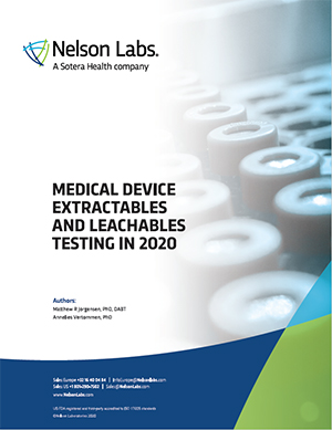 Medical Device Extractables and Leachables Testing in 2020
