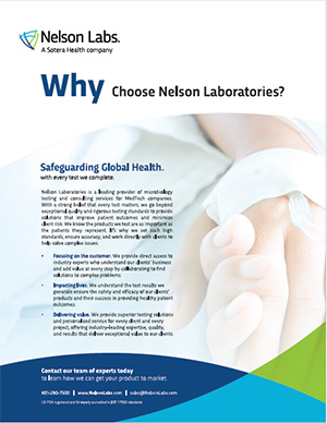 Why Choose Nelson Laboratories?