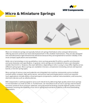 Micro Springs FAQs & Micro Coiling Manufacturing
