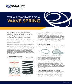 Top 6 Advantages of a Wave Spring