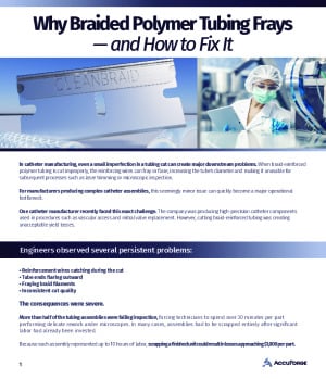 Article: Why Braided Polymer Tubing Frays and How to Fix It