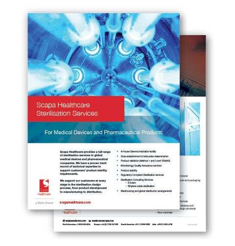 Scapa Healthcare Sterilisation Services Brochure
