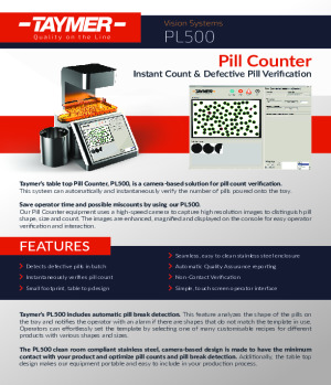 PL500 Pill Counter