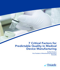 7 Critical Factors for Predictable Quality in Medical Device Manufacturing