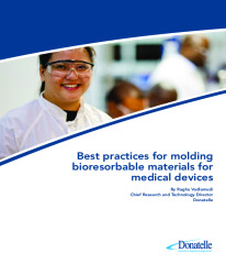 Best Practices for Molding Bioresorbable Materials for Medical Devices