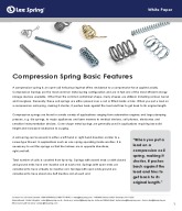 Compression Spring Basic Features