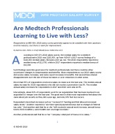 Medtech Salary Survey 2018