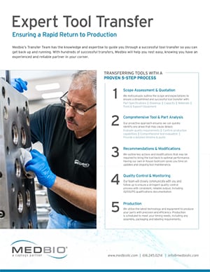 Expert Tool Transfer: Ensuring a Rapid Return to Production